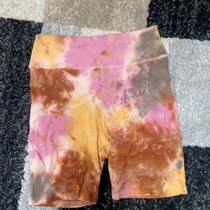 tie dye bike shorts!!!